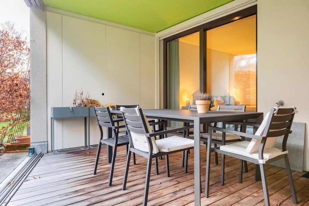 Luxus Wohnung Mit Garten Zurich Exterior photo